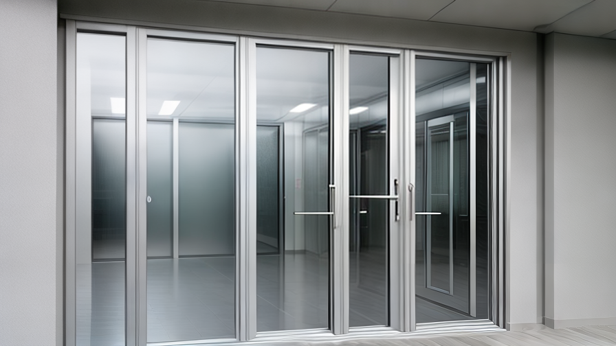 aluminum panel door