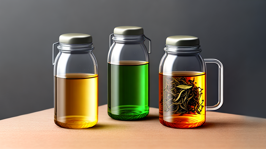 glass tea bottle