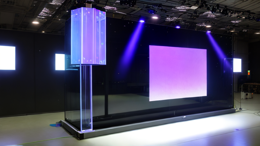 transparent glass led screen