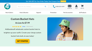 4inbandana - Custom Bucket Hats