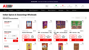 A1 Cash & Carry - Wholesale Indian Spices & Grocery