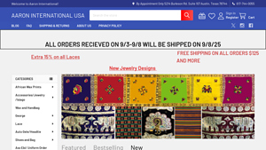 Aaron International - African Fabrics and Textiles