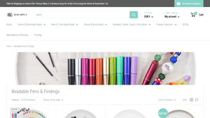 ABC Bead Supply - Beadable Pens & Findings