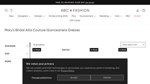 Mary's Bridal - Quinceanera Dresses