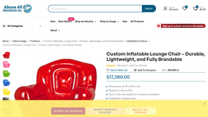 Above All Advertising - Custom Inflatable Lounge Chair