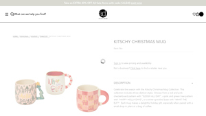 Accent Decor - Kitschy Christmas Mug Collection