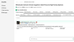 Accio - Calcium Citrate Bulk Supplier