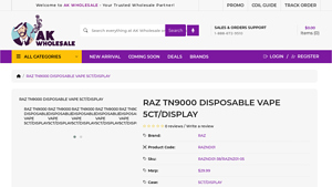 RAZ - RAZ TN9000 DISPOSABLE VAPE