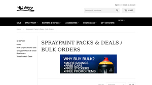 All City Graffiti - Spray Paint Multi Packs