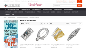 All Tribes - Native American Hair Barrettes