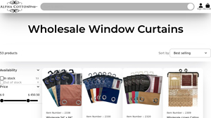 Alpha Cotton - Heavy Blackout Curtains