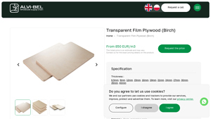 Alvibel - Transparent Film Plywood