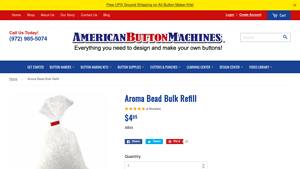 American Button Machines - Aroma Bead Bulk Refill