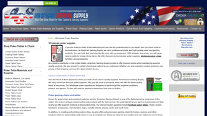 American Gaming Supply - Wholesale Poker Supplies