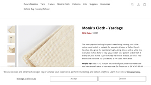 Amy Oxford - Monk's Cloth Yardage