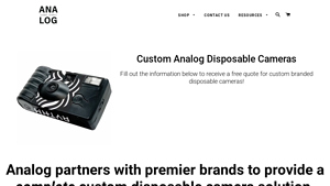 Analog Camera Company - Custom Disposable Cameras