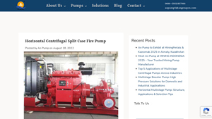 ANGROUP - Horizontal Centrifugal Split Case Fire Pump