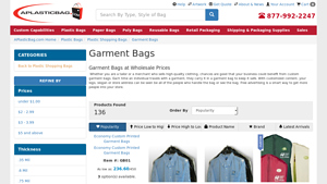 APlasticBag.com - Custom Garment Bags