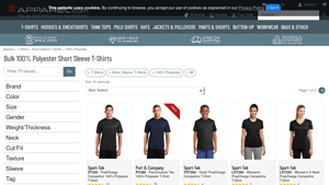 Sport-Tek - 100% Polyester Short Sleeve T-Shirts