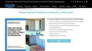Aqua Kitchen - Custom and Stock Cabinets