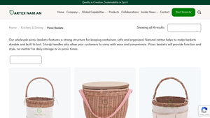 Artexnaman - Eco Friendly Rattan Picnic Baskets