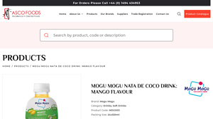 Mogu Mogu - Mango Nata De Coco Drink
