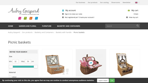 Aubry Gaspard - Willow Picnic Baskets
