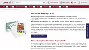 Aura Print - Wholesale Playing Cards