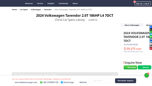 Volkswagen - Tavendor 2.0T 186HP