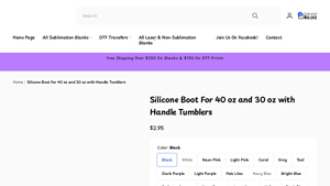 Ava Jane's - Silicone Boot for Tumblers