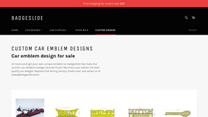 BadgeSlide - Custom Car Emblems