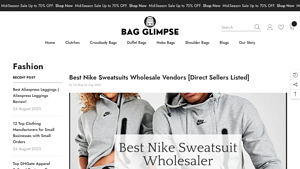 Bag Glimpse - Best Nike Sweatsuits Wholesale Suppliers