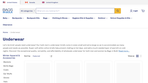 Bags in Bulk - Wholesale Underwear