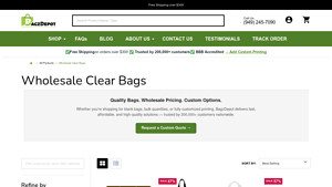 Bagz Depot - Wholesale Clear Transparent Tote Bags