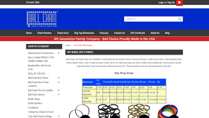 Ball Chain - Bulk Key Rings and Split Rings