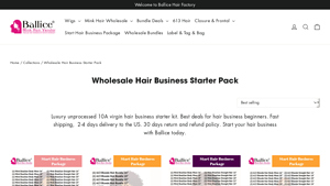 Ballice Virgin Hair - Wholesale Business Starter Pack