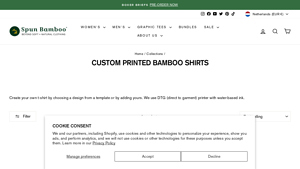 Bamboo Clothes - Custom Printed Bamboo Shirts