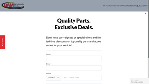 Bam Wholesale Parts - OEM Car Parts