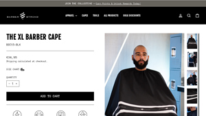 Barber Strong - XL Barber Cape