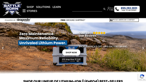 Battle Born Batteries - 100Ah 12V LiFePO4 Deep Cycle Battery