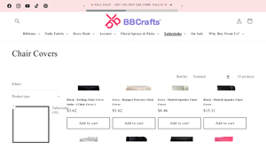 BBCrafts - Elegant Wedding Chair Covers