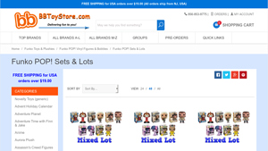 BBToyStore - Funko POP! Bulk Lots