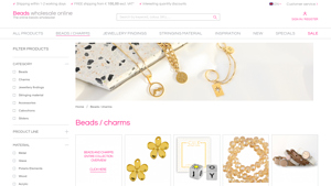 Beads Wholesale Online - Stainless Steel Charms & Natural Stone Beads