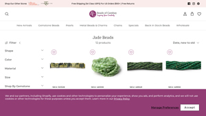 Beads of Cambay - Jade Beads for Jewelry Making