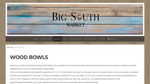 Big South Market - Artisan Wood Bowls