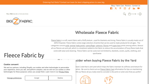 Big Z Fabric - Fleece Fabric