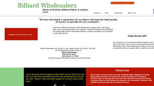 Billiard Wholesalers - ProLine Billiard Fabric