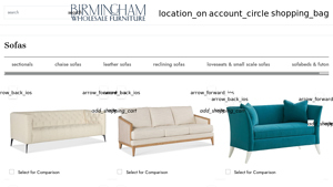 Birmingham Wholesale - Sofas