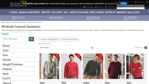 Blank Apparel - Crewneck Sweatshirts