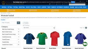Blank Athletics - High-Quality Football Jerseys & Pants